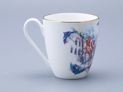 Бокал форма Вариации 450 мл рисунок Летающие зонтики, арт 80.70029.00.1