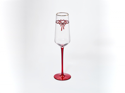 Набор из 2-х бокалов для шампанского 250 мл, в подарочной упаковке, рисунок Календа арт 14.11465.07, 