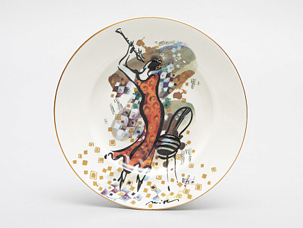 Трехпредметный комплект форма Майская рисунок "Семь нот от Миши Ленна" Си 165 мл арт. 81.30091.00.1