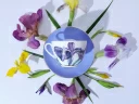 Чашка с блюдцем L’Art des Fleurs (Искусство цветов) в подарочной упаковке, форма Весенняя 2, рисунок Аметистовое пламя, арт 81.33403.00.1, 