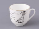 Чашка с блюдцем кофейная 180 мл.,  форма Ландыш 2, рисунок  Сон Татьяны, арт 81.22808.00.1, 