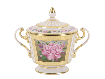 Сервиз чайный форма Александрия рисунок Воспоминание, 6 персон 20 предметов арт. 81.25269.00.1