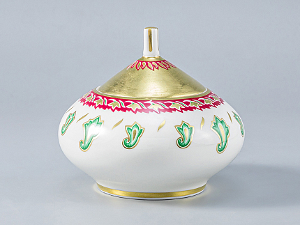 Сервиз чайный форма Купольная рисунок Восточный цветок, 6 персон 20 предметов, арт. 81.28104.00.1