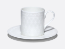 Чашка с блюдцем 130 мл, форма Идиллия, рисунок Жемчужная сетка, арт. 81.34972.00.1, 