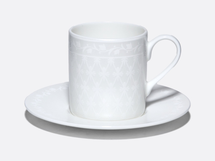Чашка с блюдцем 130 мл, форма Идиллия, рисунок Жемчужная сетка, арт. 81.34972.00.1, 