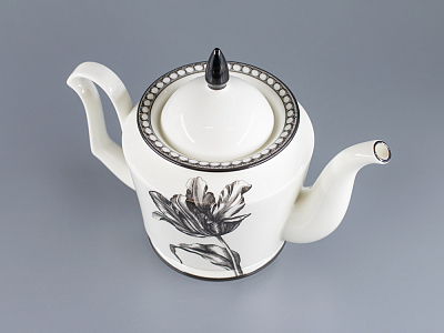 Подарочный набор чайник форма Юлия рисунок Сысоев. Волшебный сад II арт. 81.30911.00.1