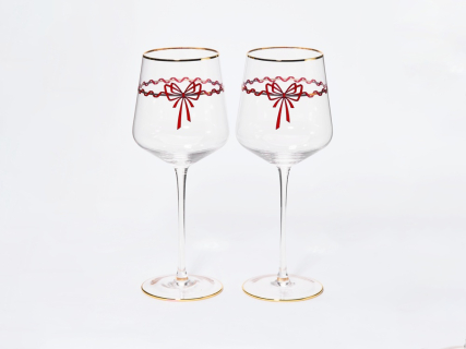 Набор из 2-х бокалов для вина 470 мл, в подарочной упаковке, рисунок Календа, арт 14.11461.07, 
