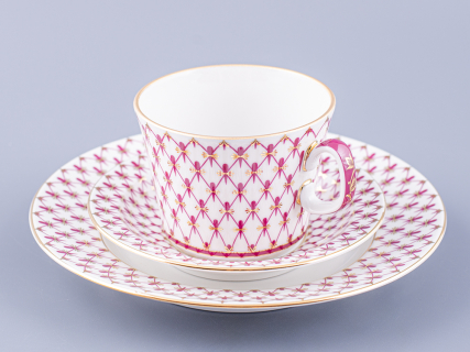 Трех-предметный комплект форма Молодежная, рисунок Сетка-Блюз 2, арт 81.24870.00.1, 