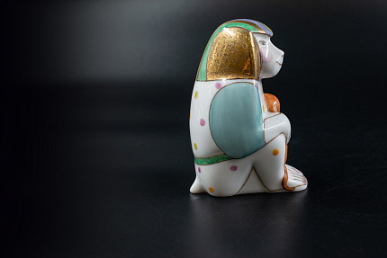 Скульптура Павиан с детенышем, рисунок Вместе с мамой, арт 62.09272.00.1