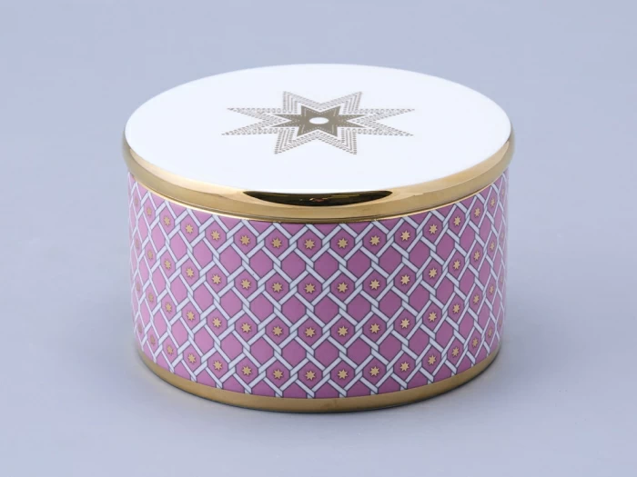 Шкатулка Идиллия рисунок Астра 2, в подарочной упаковке, арт 81.32376.00.1, 