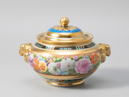 Сервиз чайный 14 предметов на 6 персон, форма Александр |||, рисунок Цветы Александрии, арт 81.31049.00.1, 