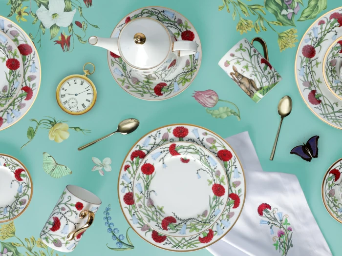 Чайник заварочный 780 мл форма Идиллия рисунок Сад Алисы арт. 80.42107.00.1, 