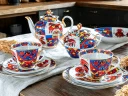 Розетка, форма Весенняя, рисунок Народные узоры, арт. 80.60808.00.1, 