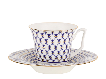 Сервиз чайный форма Юлия рисунок Кобальтовая сетка, 6 персон 14 предметов арт. 81.26236.00.1