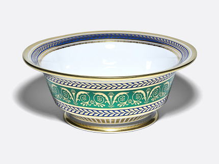 Салатник шестипорционный круглый форма Александрия рисунок Золотой 52 арт. 80.65353.00.1