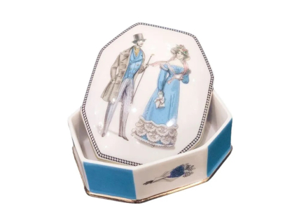 Туалетная коробочка форма Граненая, рисунок Modes de Paris арт. 81.26463.00.1, 