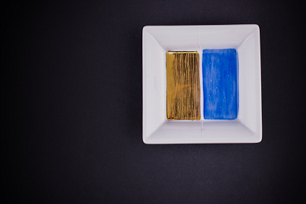 Подставка для мелочи, рисунок Линия зимы, форма Европейская, арт 60.06520.00.1