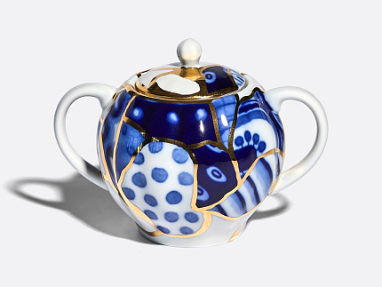 Сахарница форма Тюльпан рисунок Байкал, арт. 80.37276.00.1