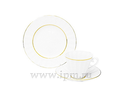 Трехпредметный комплект чайный Лучистая Белоснежка 235 мл арт. 81.14515.00.1