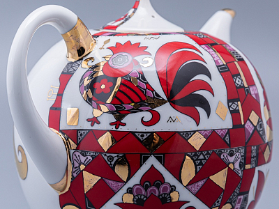 Чайник доливной Новгородский Красный конь 2450 мл арт. 80.00765.00.1