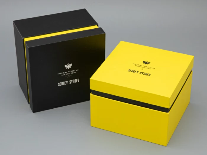 Подарочный набор чашка с блюдцем, форма Юлия рисунок Сысоев Волшебный сад I арт. 81.30912.00.1, 