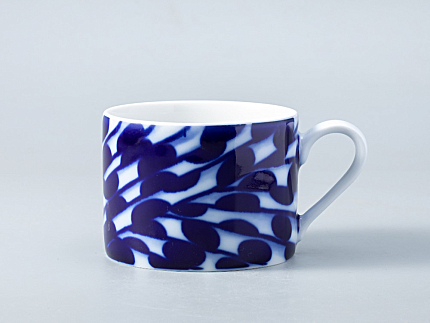 Чашка с блюдцем форма Соло рисунок Реки России. Енисей арт. 81.28756.00.1