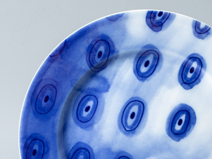 Тарелка мелкая 270 форма Европейская-2 рисунок Реки России. Лена, арт. 80.35361.00.1, 