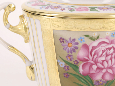 Сервиз чайный форма Александрия рисунок Воспоминание, 6 персон 20 предметов арт. 81.25269.00.1