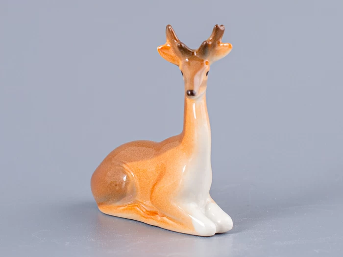 Скульптура Олень лежащий малый размер, арт. 82.01046.00.1, 