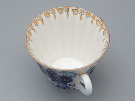 Чашка с блюдцем чайная 235 мл форма Лучистая рисунок Перезвоны арт. 81.13809.00.1