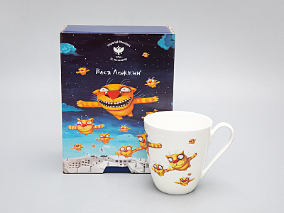 Бокал в подарочной упаковке, форма Вариации, Вася Ложкин. Вечерний полет, арт. 81.29342.00.1