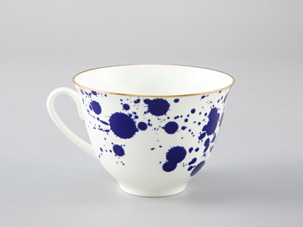 Чашка с блюдцем чайная форма Весенняя рисунок Splash арт. 81.29650.00.1, 