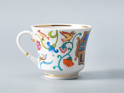 Чашка с блюдцем чайная 220 мл форма Банкетная рисунок Чудоград. Ярмарка арт. 81.29159.00.1