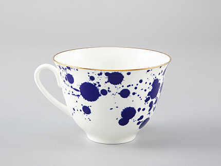 Чашка с блюдцем чайная форма Весенняя рисунок Splash арт. 81.29650.00.1