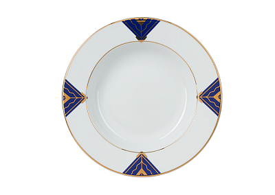 Тарелка глубокая 225 мм форма Европейская-2 рисунок Калевала арт. 80.92303.00.1