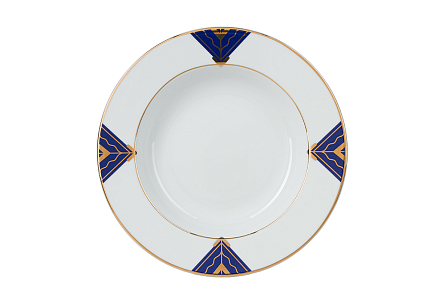 Тарелка глубокая 225 мм форма Европейская-2 рисунок Калевала арт. 80.92303.00.1