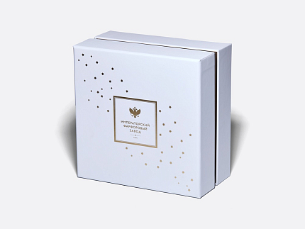 Подарочный набор шкатулка форма Идиллия рисунок Азур арт. 81.28257.00.1