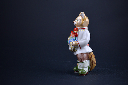 Скульптура Кот с петушком, арт 62.21242.00.1