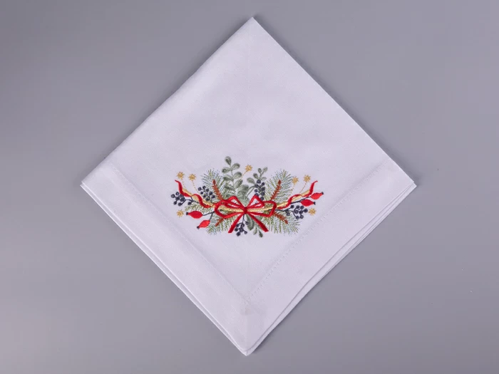 Подарочный набор салфеток 45х45 с вышивкой Календа (2 шт) арт. 41.00303.01, 