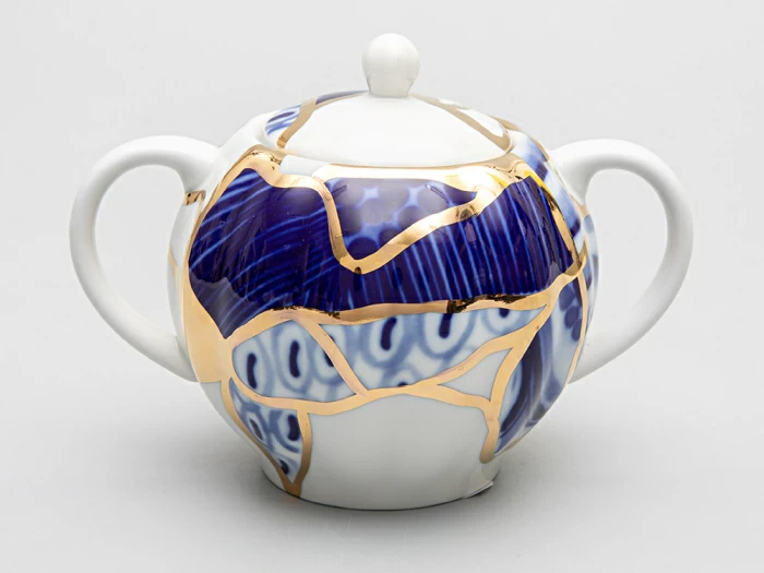 Сахарница форма Тюльпан рисунок Байкал, арт. 80.37276.00.1, 