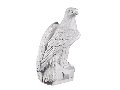 Скульптура форма Кречет рисунок Белый арт. 82.92885.00.1