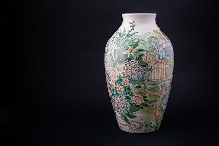 Ваза Императорский букет, форма Ламповая, арт 45.09398.00.1