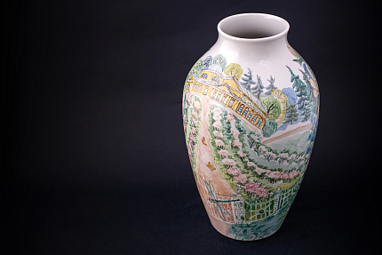 Ваза Павильон роз, форма Ламповая, арт 45.09399.00.1