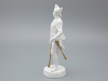 Скульптура Мушкетер эпохи Екатерины Великой, в подарочной упаковке, рисунок Белый бисквит, арт 81.31939.00.1