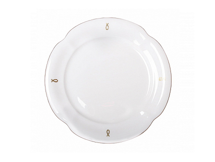 Тарелка мелкая 180 мм Наташа "Петельки"  арт.  80.06725.00.1