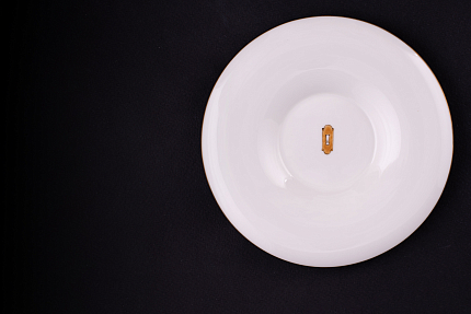 Чашка с блюдцем кофейная, рисунок Конфета Ключик, форма Юлия, арт 61.21053.00.1