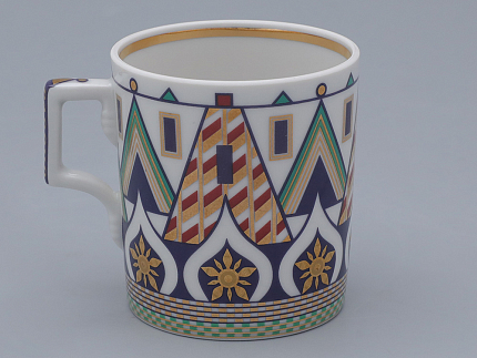 Чашка с блюдцем чайная, форма Гербовая, рисунок Великая Русь 1, арт. 81.31999.00.1