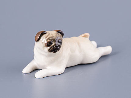 Скульптура Мопс лежащий арт. 82.79496.00.1