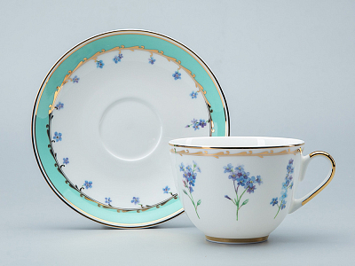 Сервиз чайный форма Весенняя 2 рисунок Улыбка флоры,  6 персон 20 предметов, арт. 81.30750.00.1