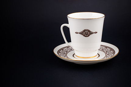 Чашка с блюдцем Кружево города, форма Майская, арт 61.21019.00.1